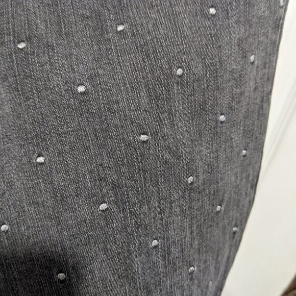 Madewell | 9" Mid-rise Skinny Jeans: Metallic Dot Edition - Picture 14 of 15